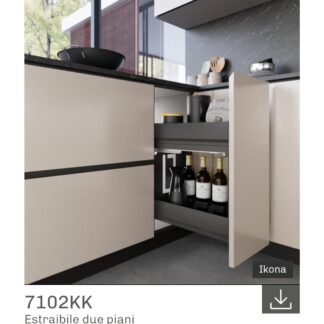 CESTELLO 2 PIANI 7102KK IKONA ARDESIA