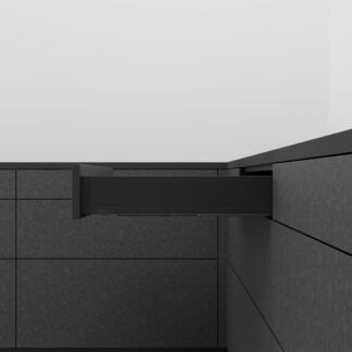 CASSETTO LEGRABOX ASSEMBLATO H 9,5 M NERO CARBONIO PROF.500